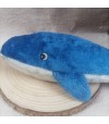 Peluche baleine bleue pour chien.