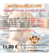 liste mastication du kit chiot 4 mois.