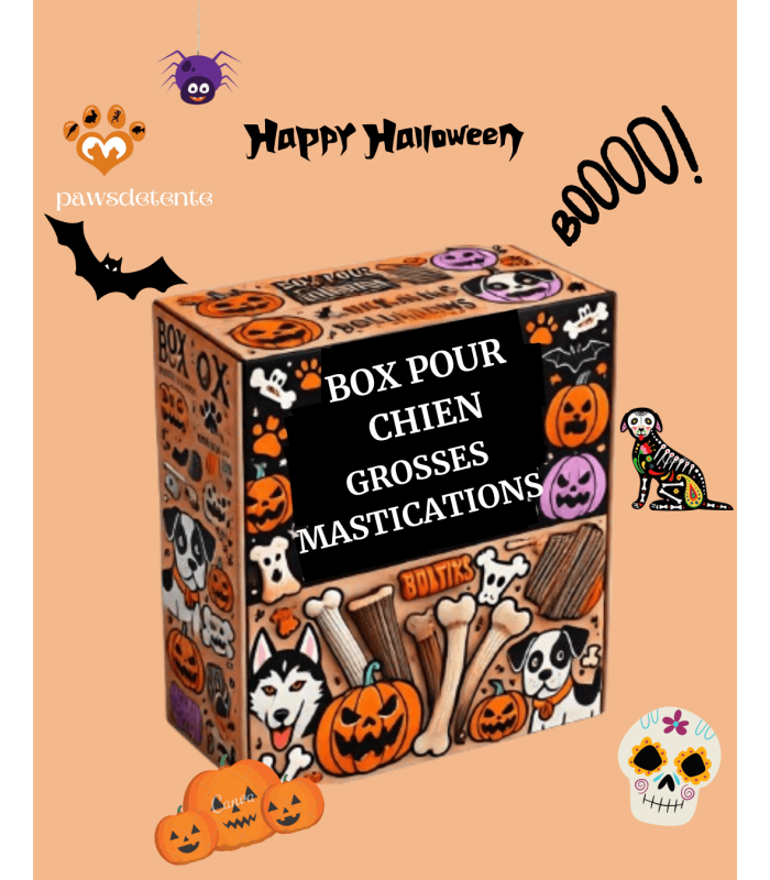 Box halloween, mastication durable.