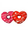 Donut coeur friandise pour chien saint valentin.