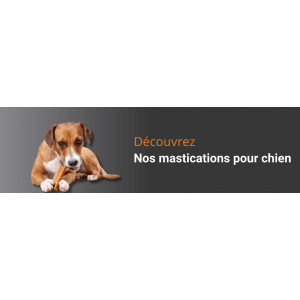 Mastication pour chien par type de viande